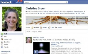 Christine Green Facebook Profile Page