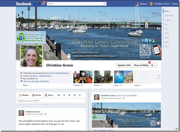 New Facebook Timeline Format Offers Opportunity for Business Marketing and Personal Branding