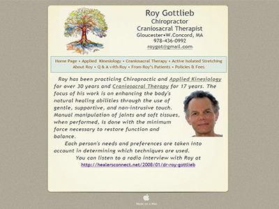 Dr. Roy Gottlieb's original website