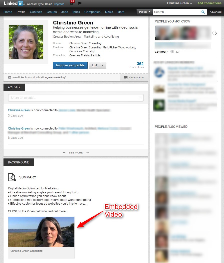 LinkedIn Allows Video Embedding in Profiles
